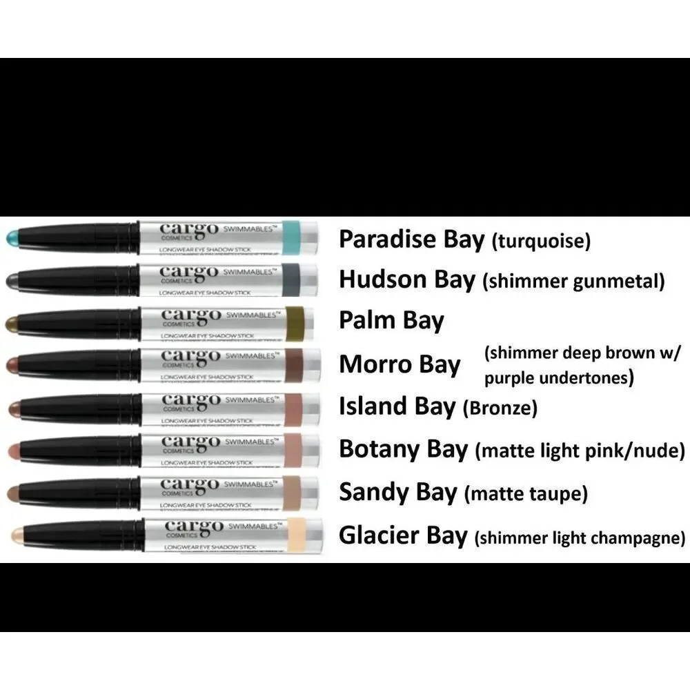 Cargo Cosmetics - NWTIB - Havana Swimmables Long Wear Eye Shadow Stick Kit.